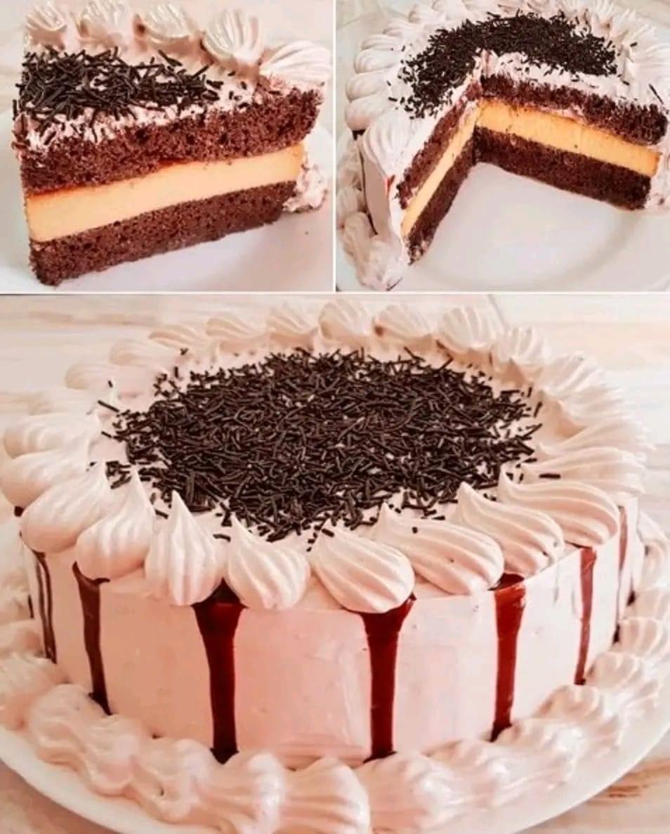 THREE MILK CAKE WITH CHOCOFLAN