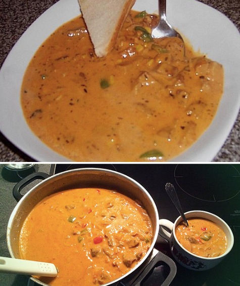 Party Gyrossuppe, So cremig und lecker!