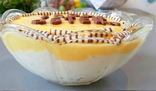 Tolles Dessert zu Weihnachten, Welfenspeise, die Königin unter den Nachtischen