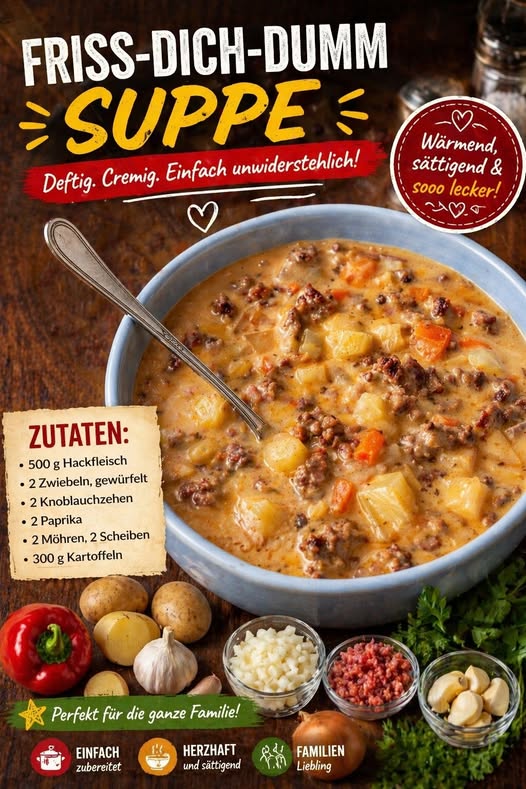 Friss-dich-dumm-Suppe (deftig & cremig)